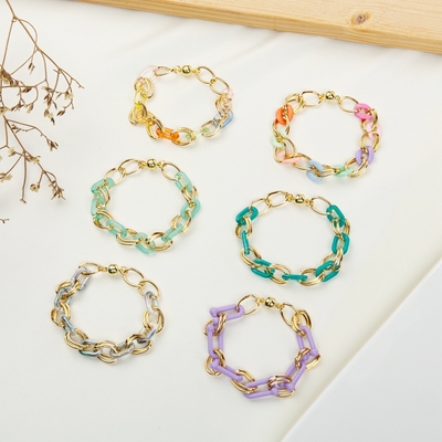 Resin Chain 15g Handmade Beaded Bracelets