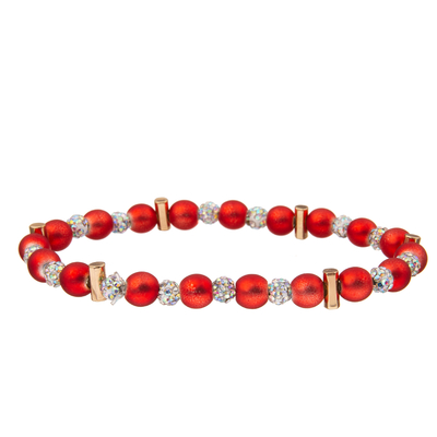 7 Colors Handmade Beads Bracelets With Crystal Ball