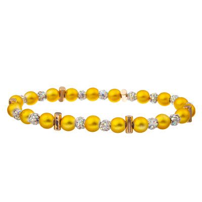 7 Colors Handmade Beads Bracelets With Crystal Ball