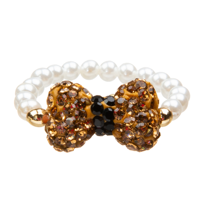 Lovely Bow Tie Handmade Beads Bracelets Set