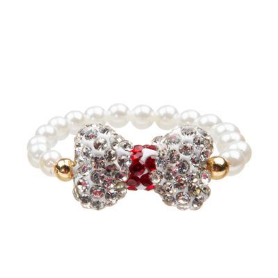 Lovely Bow Tie Handmade Beads Bracelets Set