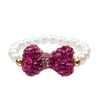 Lovely Bow Tie Handmade Beads Bracelets Set