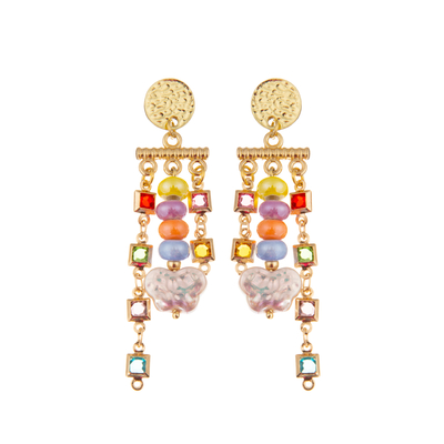 2022 Fashion Gold-Plated Hook Dangle Drop Geometric Earrings for Women's Jewelry
