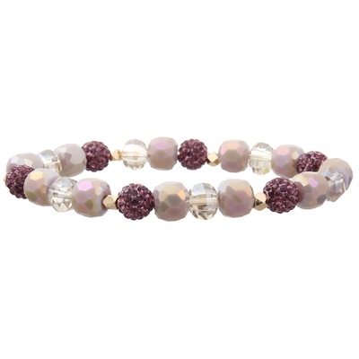Light Luxury Full Diamond Shamballa Versatile Crystal Ball Bracelet Wholesale Simple and Popular DIY Fashion Jewelry