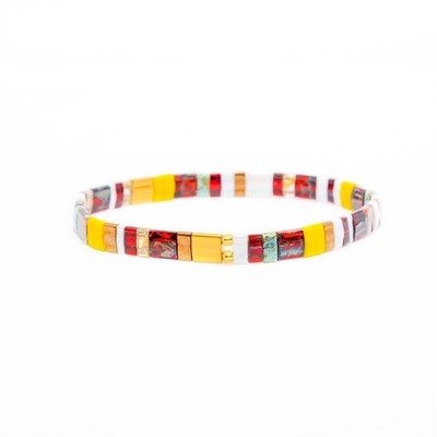 EU Standard Unisex Tila Bead Bracelet Handmade Multi Color For Gift