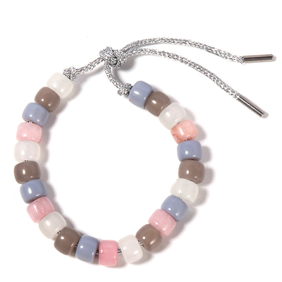 100% Handmade Forte Beads Bracelet adjustable 6*8mm With 2.0 Hole