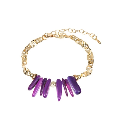 Kiss Color Jewelry Shell Beads Bracelet Adjustable Rope EU US standard