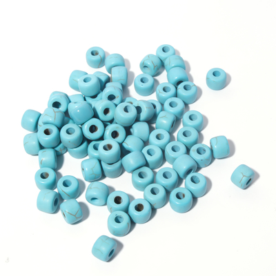 100 Colors Gemstone Forte Beads 6*8mm*2.0 Holes DIY Patterns With Rope