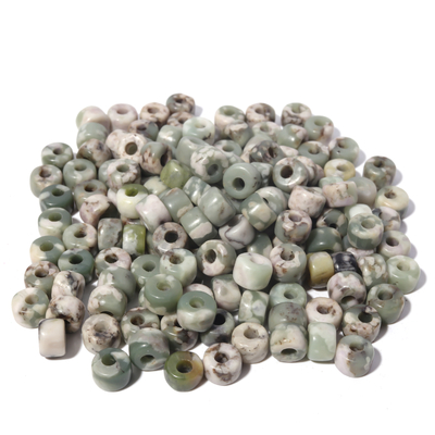 100 Colors Gemstone Forte Beads 6*8mm*2.0 Holes DIY Patterns With Rope
