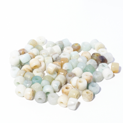 100 Colors Gemstone Forte Beads 6*8mm*2.0 Holes DIY Patterns With Rope