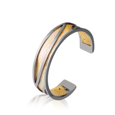Hollowd Handmade Leather Cuffs High Polished Surface Treatment