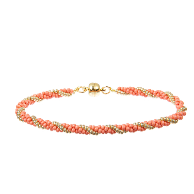 18.5cm Colorful Mixture Beads Bracelet Set with magnets ends