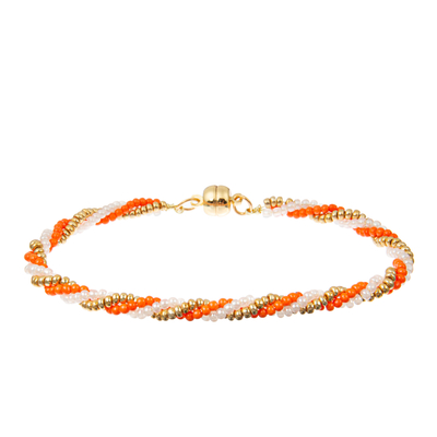 18.5cm Colorful Mixture Beads Bracelet Set with magnets ends