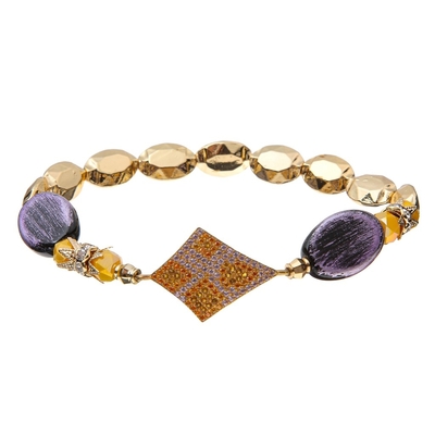 Leopard Zircon Connector Fort Beads Bracelet Christmas Matched