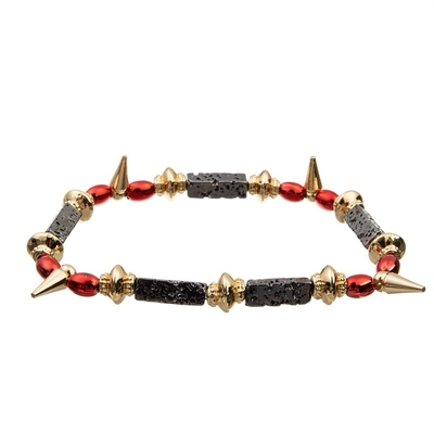 Genuine Leather Hand Craft Multilayer Bracelet Customizable Black Color