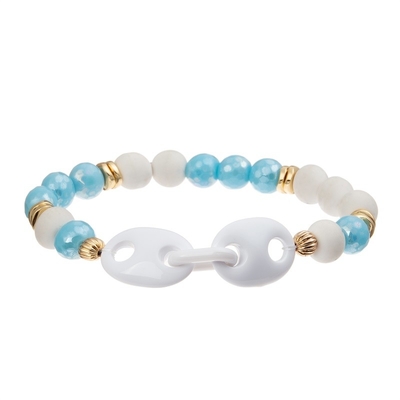 Crystal Glass Masterfully Crafted Beads Bracelet For Girls Friendship Lucky Jewelry