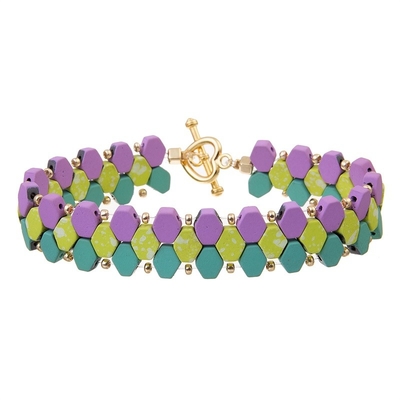 Hand Crafted Woven Colorful Enamel Beads Bracelets Friendship Affordable