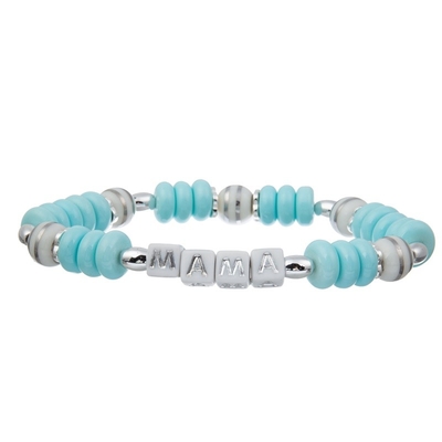 MAMA Mother'S Day Gift Personalized Custom Name Beaded Bracelet For Mom